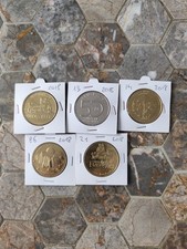 jetons touristiques MDP Divers Année 2018 Lot De 5