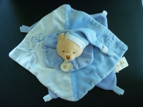 Doudou plat baby - nat, ours