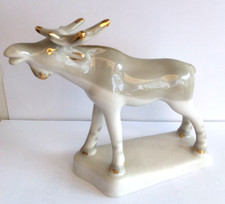 figurine élan en ancienne porcelaine russe (ex urss)