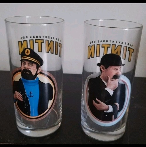 Lot verres collection tintin - 2,