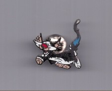 PIN'S . FRANQUIN . LE CHAT FOU ( GASTON LAGAFFE ) . 1991 . ( PIN'S 43 ) .