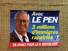 Affiche FN FRONT NATIONAL LE