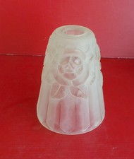 Tulipe Degué signée pour lampe art deco