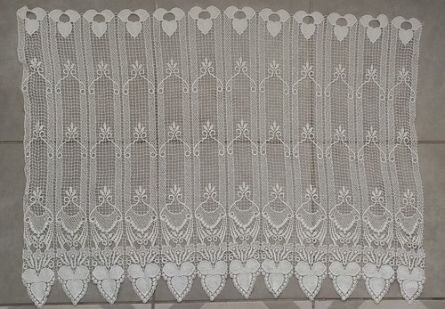 Petit rideau filet blanc - , brise