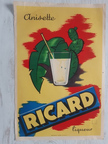 Ricard ancienne affiche - ricard,
