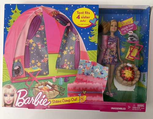 Barbie sisters camping - barbie,