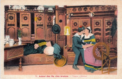 Carte postale ancienne scènes - carte,