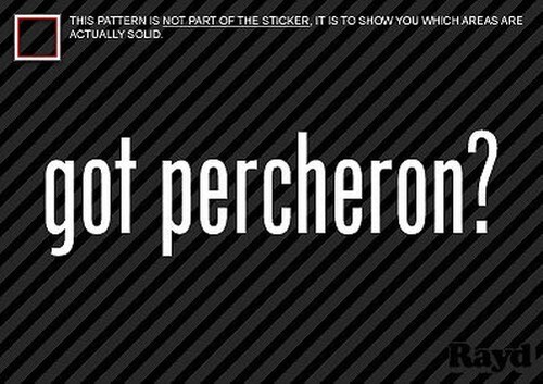 Got percheron autocollant - got,