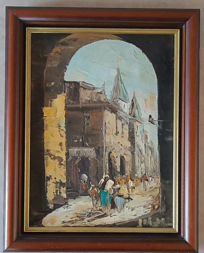 Tableau ancien huile - tableau, peinture