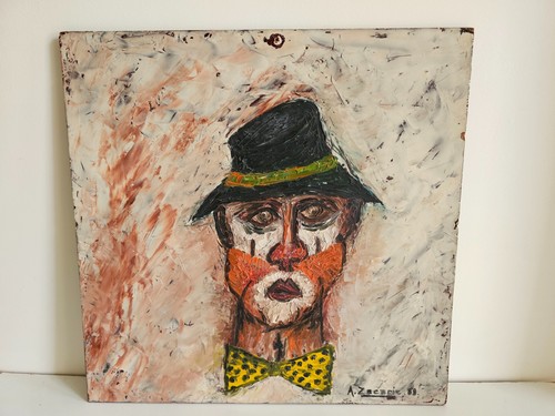 Tableau huile sur isorel - tableau,
