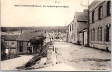 51 MAILLY CHAMPAGNE - rue du mont leger vers l'eglise
