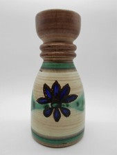 VASE DÉCOR FLORAL EN CÉRAMIQUE / GRÈS SIGNATURE A IDENTIFIER