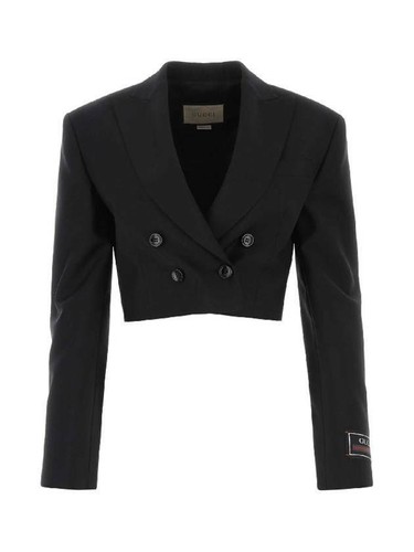 Gucci veste crop mohair - veste,
