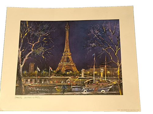 Affiche carton paris la - affiche,
