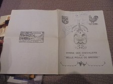 Hymnes des Chevaliers de la Confrérie des Poulardiers Belle Poule Bresse Louhans