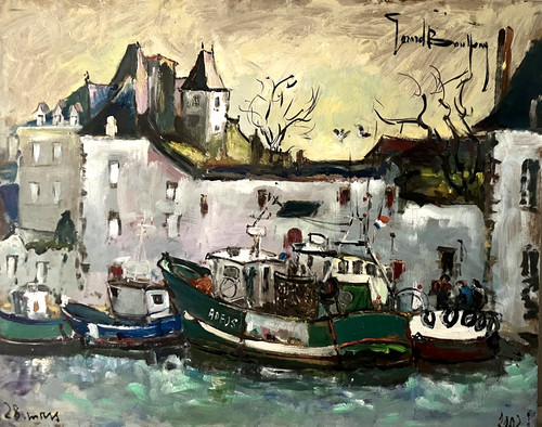 Gérard boulfray huile panneau - huile,