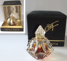 ANCIEN flacon parfum FATH de FATH réédition de LUXE coffret VELOURS 15 ml