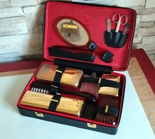 TROUSSE DE TOILETTE DE VOYAGE " VINTAGE " COMPLÈTE - ANNÉES 50/60