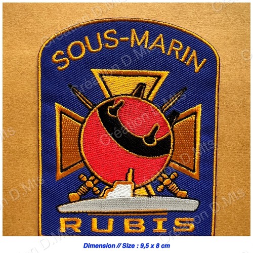 French navy submarine rubis - french,