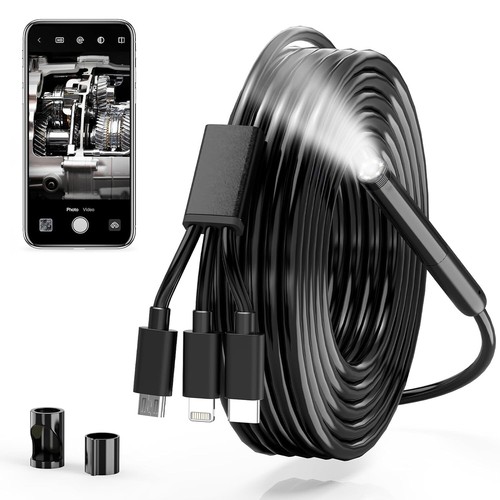 Endoscope camera with - camera, light