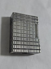 Briquet Dupont Plaqué Argent VintageManque Le Cache Bas + La Pierre !