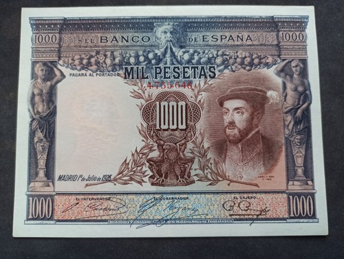 Espagne 1000 pesetas - espagne, 1925