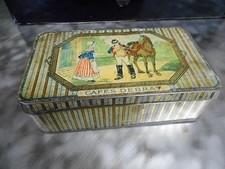 Boite publicitaire en tôle 1900 Cafés Debray