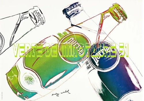 Perrier andy warhol - -, 1983-