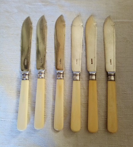 Couteaux fromage ou - 6, à