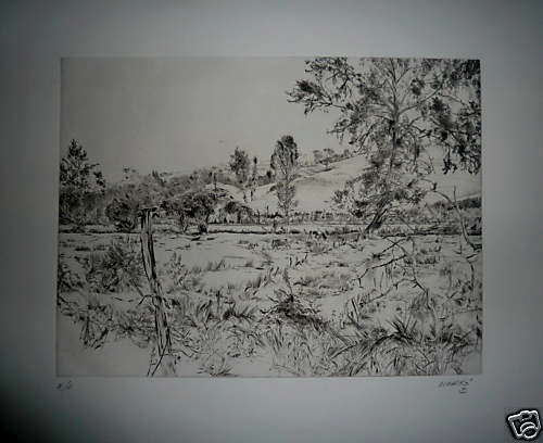 Serge marko gravure signée - marko,