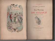 Louis Morin les amours de Gilles  Ernest Kolb 1889 178 dessins de l'auteur