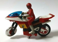 Figurine de vélo Dengeki Sentai Changeman BANDAI 1985 jouet ancien rare