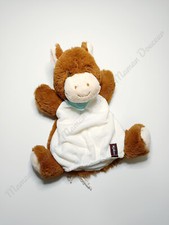 Doudou Plat/Marionnette Mocha Cheval Marron Beige Bandana Les Amis  - Kaloo 2014