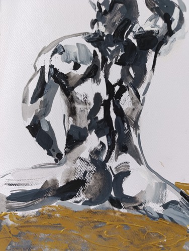 Tableau original dessin guasch