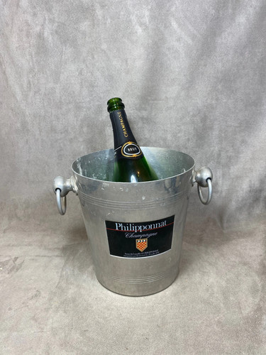 Seau champagne aluminium - champagne, en
