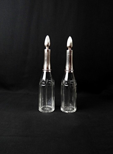 Paire carafons art nouveau - de,