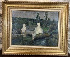 Ancienne huile sur panneau 