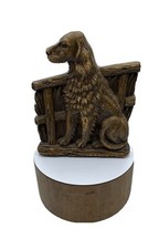 Vintage Syroco Wood Bookend -