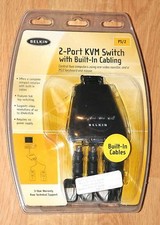 Belkin 2-port KVM Switch - New