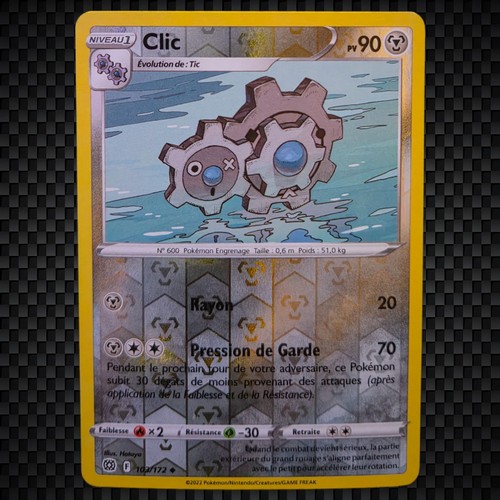 Cartes pokémon clic reverse - cartes,