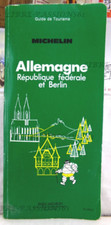 GUIDE TOURISTIQUE MICHELIN, ALLEMAGNE, RÉPUBLIQUE FÉDÉRALE ET BERLIN, 1984