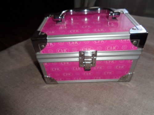Mallette boîte valisette rose - mallette,