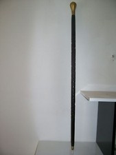 original and old wood cane