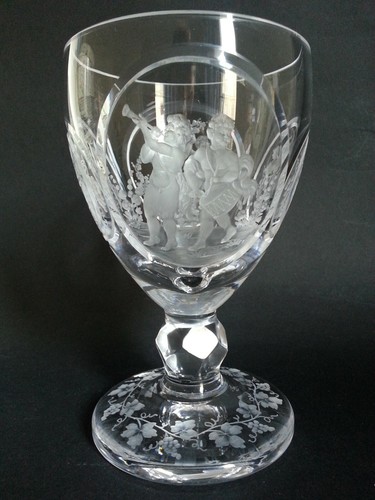 Rare vase calice - vase, cristal
