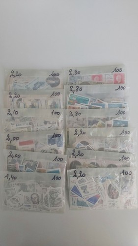Timbres france faciale francs - france,