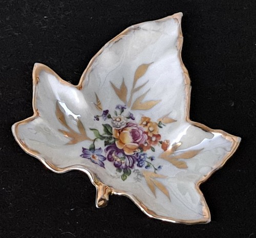 Limoges france porcelain leaf - limoges,