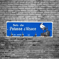 Plaque émaillée sels de