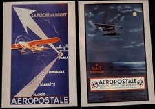 Lot de 2 Entiers Postaux Monde 20 gr Aeropostal Carte Prêt a Poster N°1