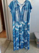 bonprix robe longue sans manches taille 46/48 neuf