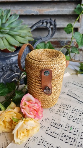 Ancien petit panier osier - ancien,